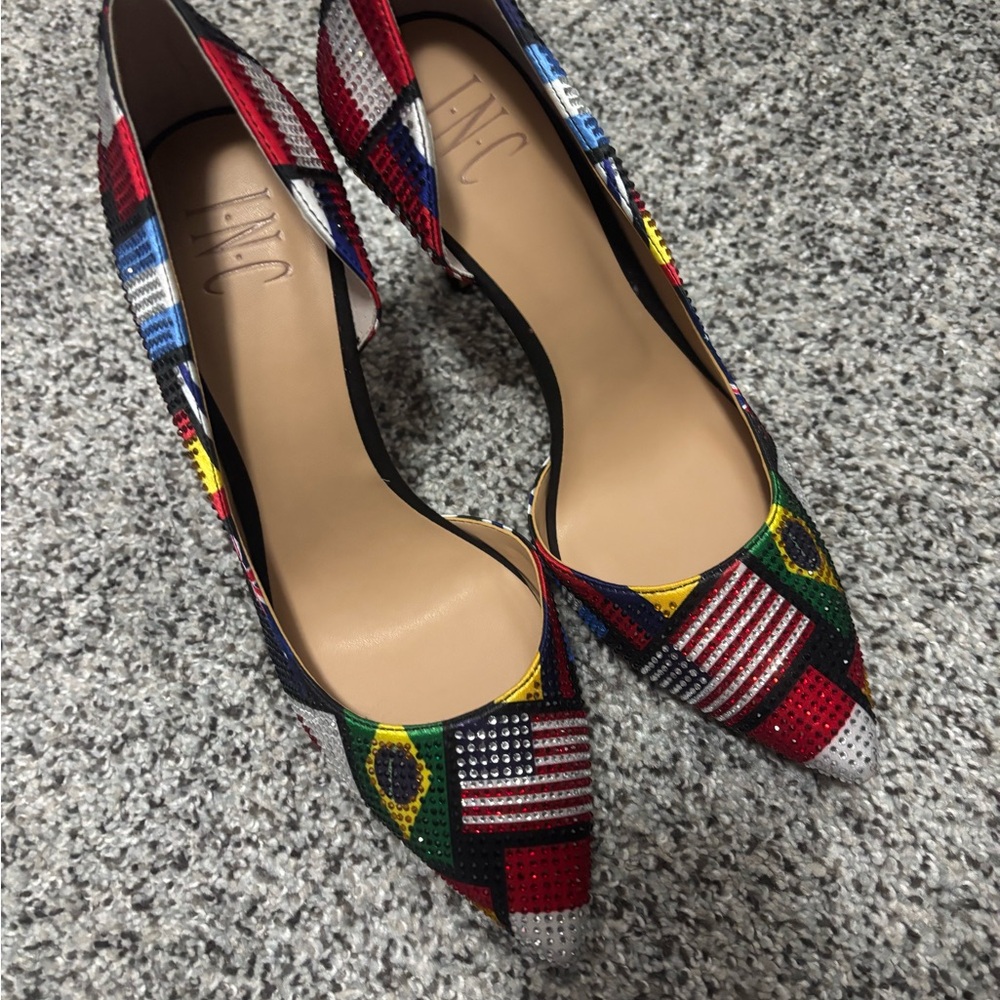 INC International Concepts Multicolor Heels